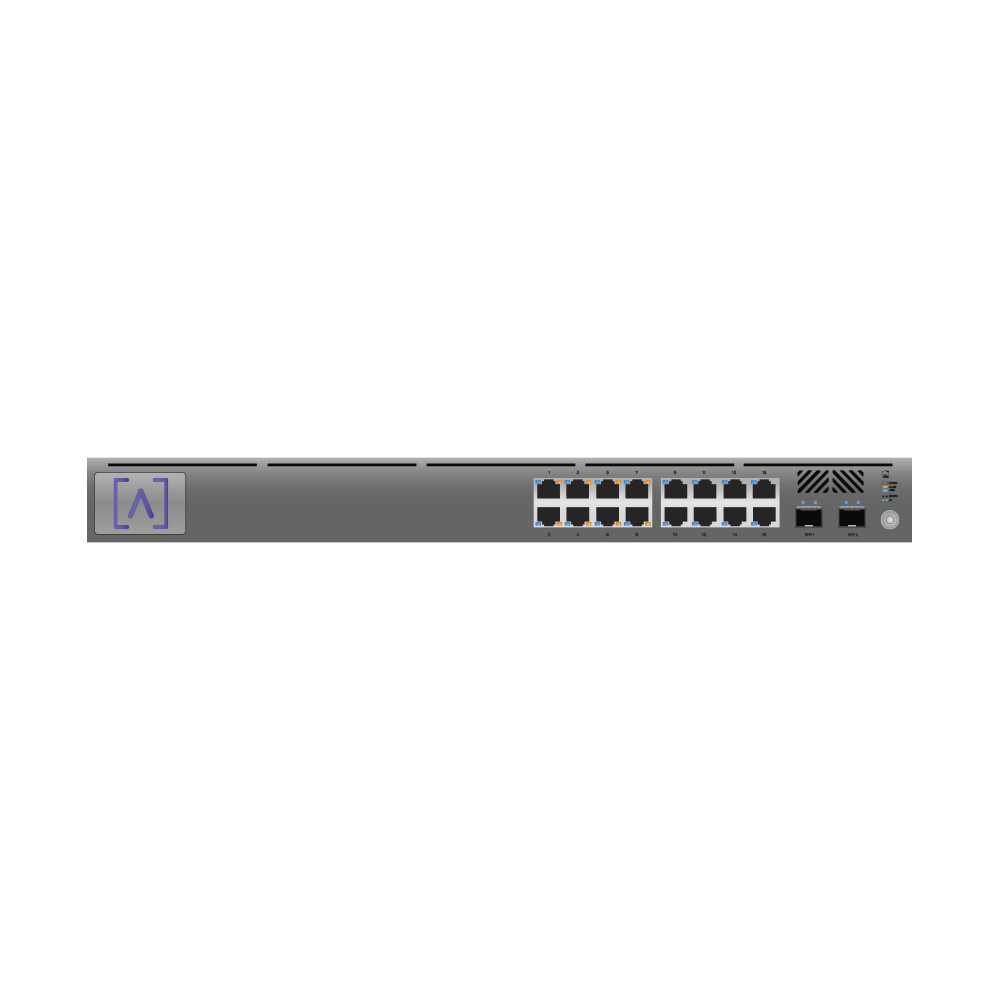 Alta Labs S16POE Managed Gigabit PoE+ Switch | 16 ports 10 | 100 | 1000 Mbps +