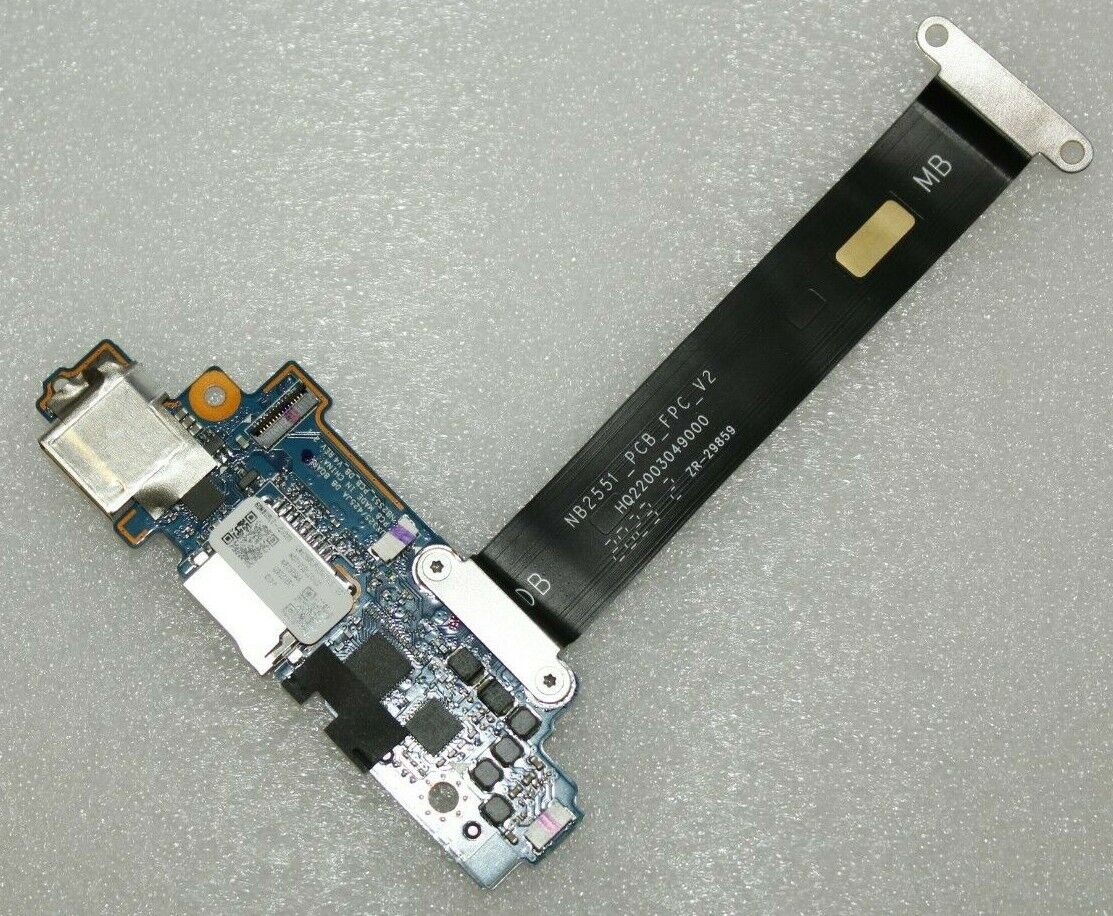 Genuine Asus ZenBook UX325E / UX325EA USB IO Board w/ Cable P/N 60NB0SL0-IO1020