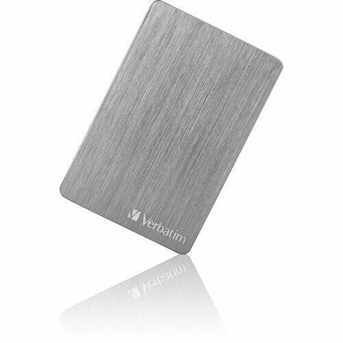 NEW Verbatim 53662 1TB Store 'n' Go ALU Slim Portable Hard Drive - Space Grey