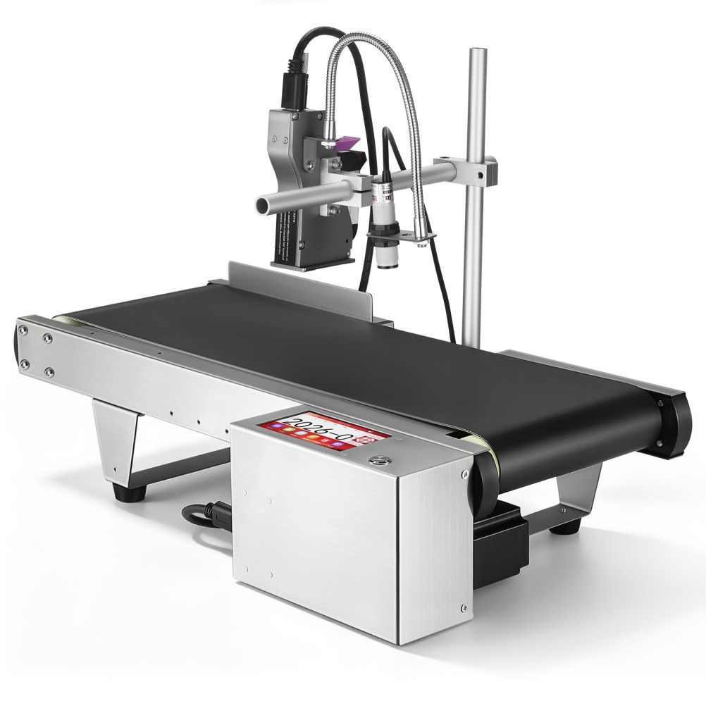 Automatic Online Inkjet Printer 2–12.7mm 600DPI Date Logo Barcode Coder Machine