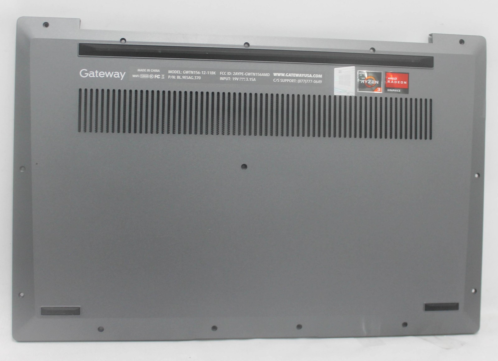 BASE-GWTN156-12-11BK Gateway Bottom Base Cover Gwtn156-12-11Bk "GRADE A"