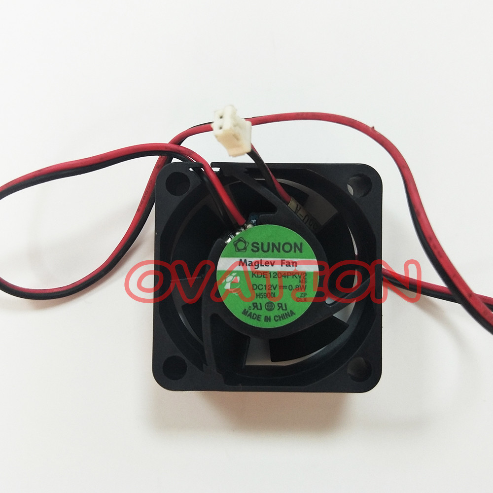 For SUNON KDE1204PKV2 Fan 40*40*20mm 12V 0.8W 2pin