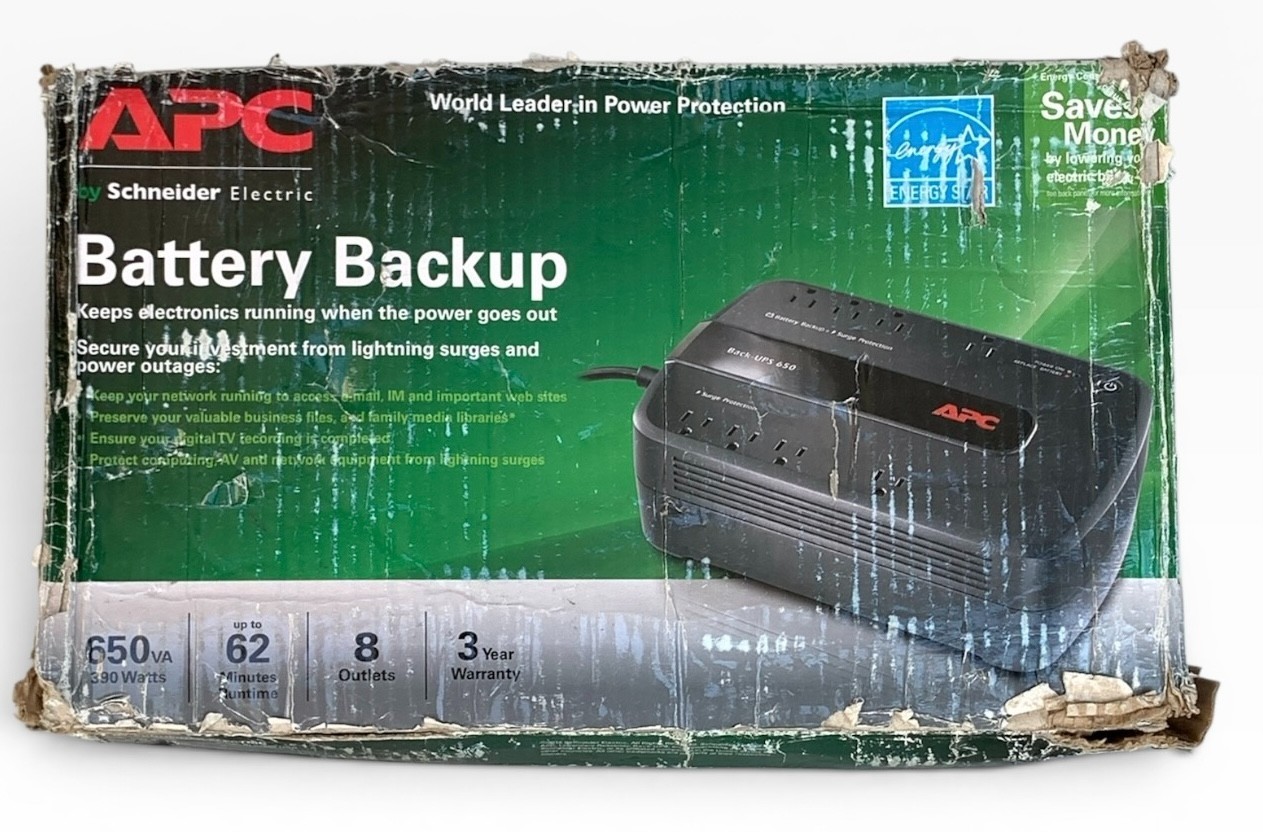APC BE650G1 Back-UPS 650 VA 8-outlet UPS