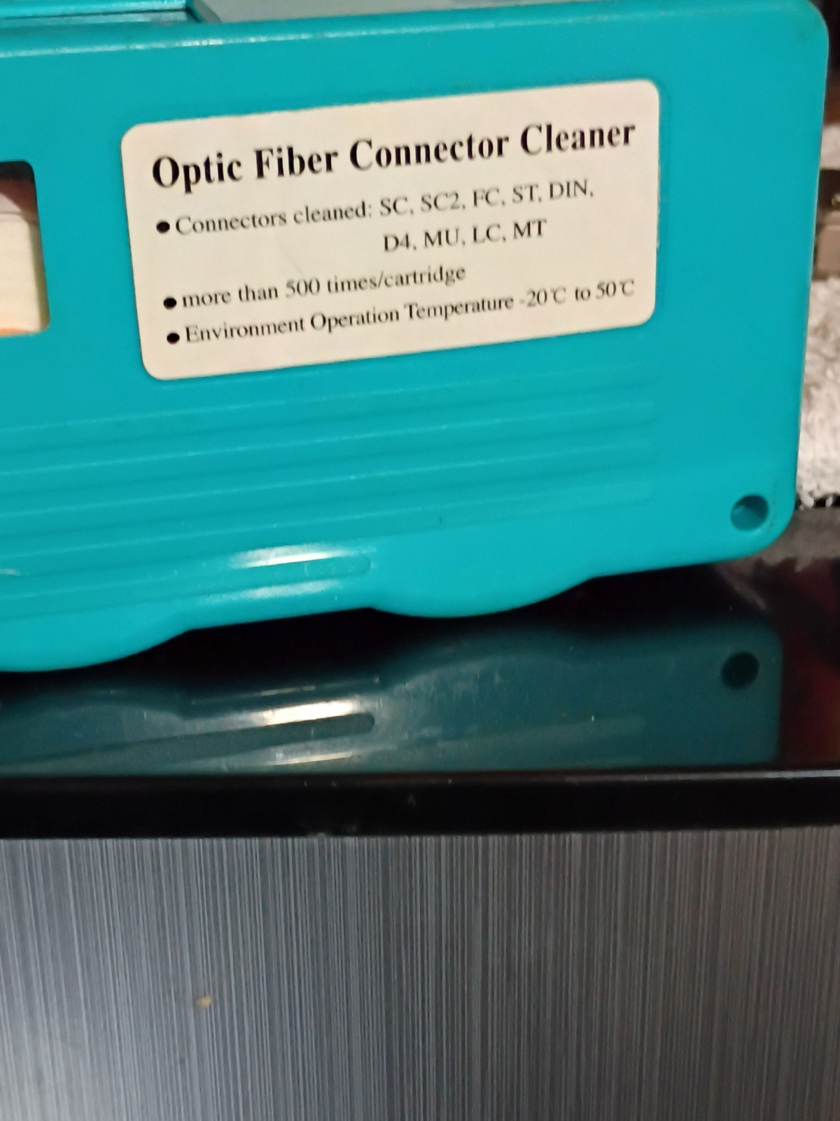 Universal Fiber Optic Connector Cleaner Cassette Box SC, FC, ST, LC, MU, MT,...