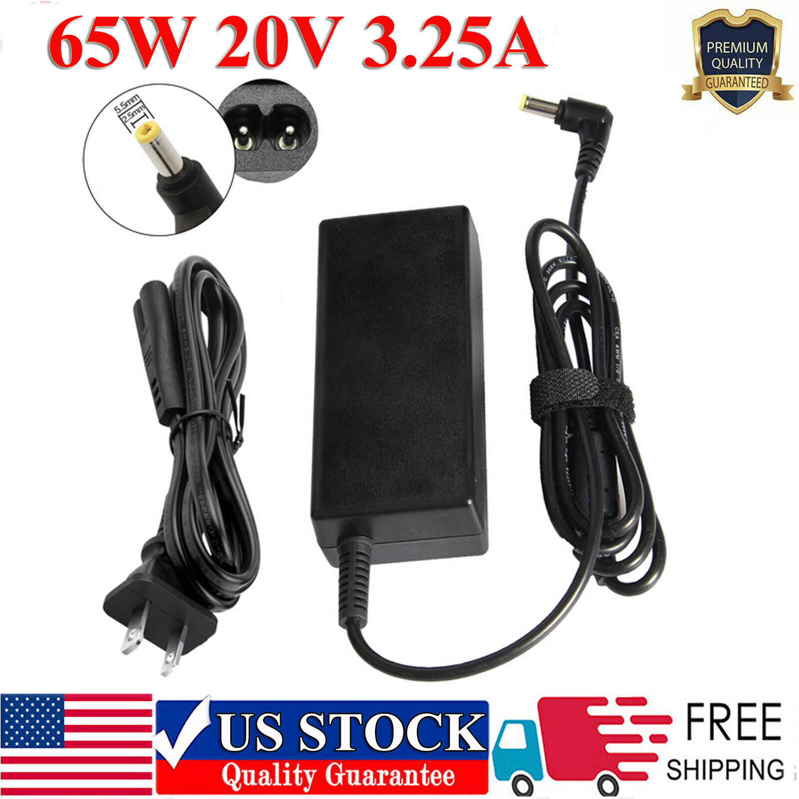 Adapter Charger for Lenovo IdeaPad S10-2 S12 S9e s10 s10-3 s10-3t s10e 20V 2A 