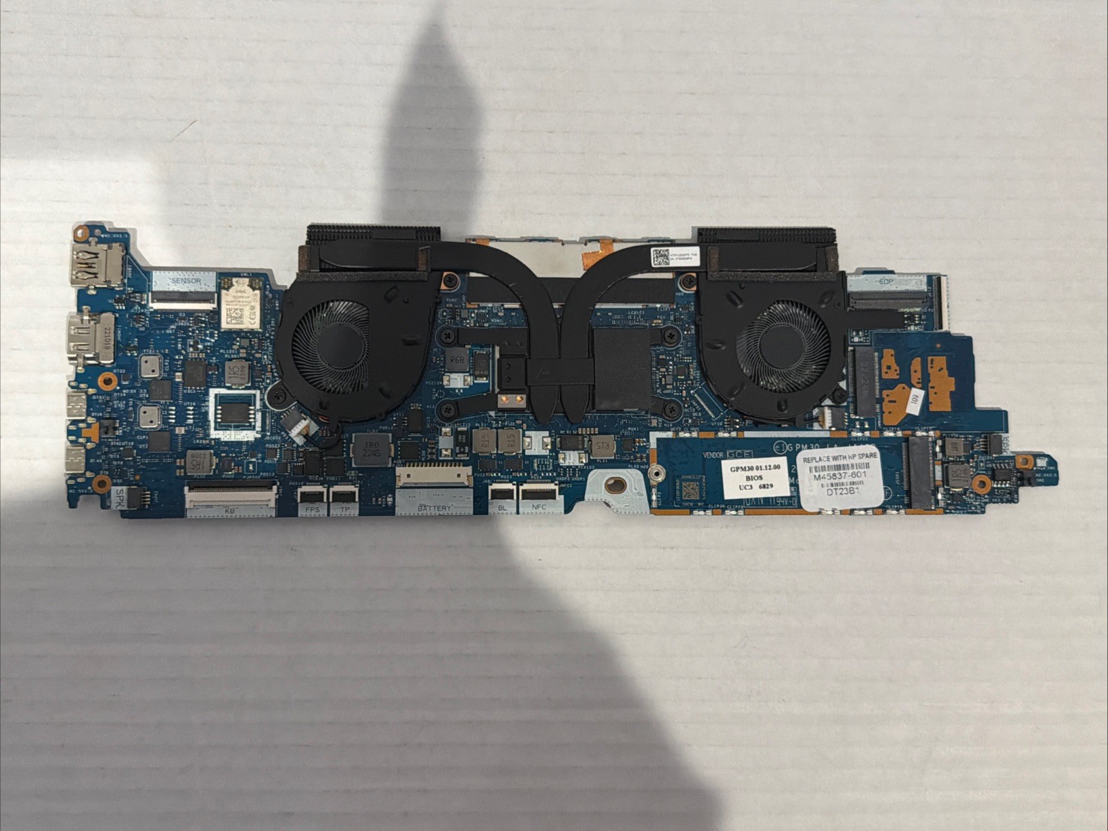 HP replacement laptop motherboard M45837-601