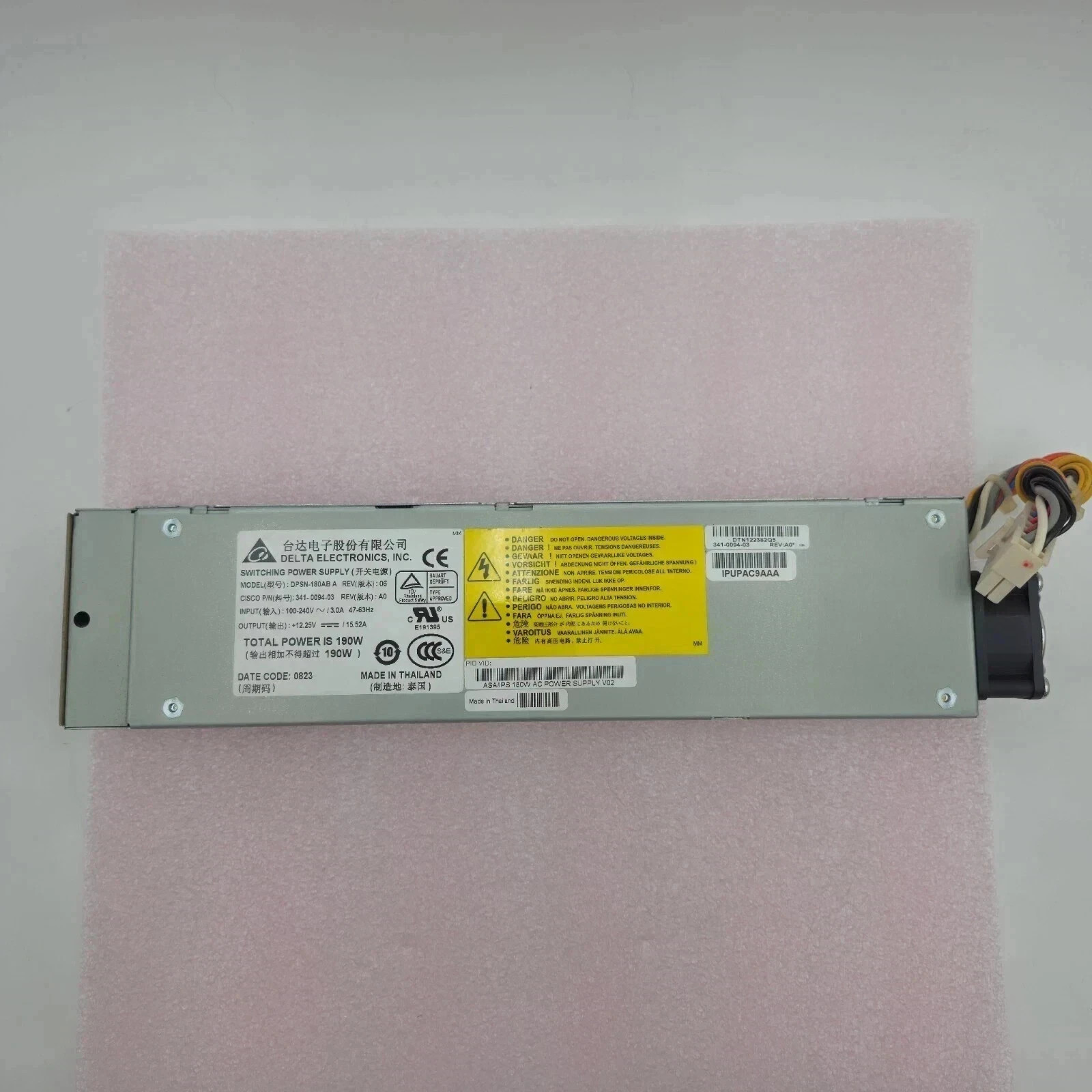 Delta Electronics DPSN-180AB Power Supply