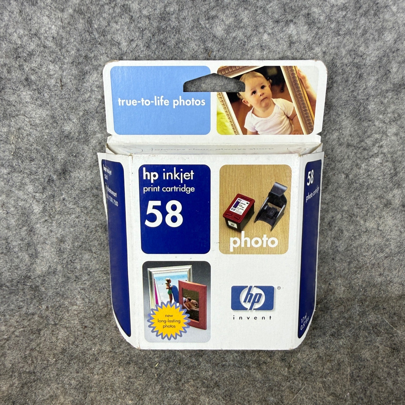 HP 58 Photo Inkjet Print Cartridge C6658AN New Exp 2004 OEM Ink
