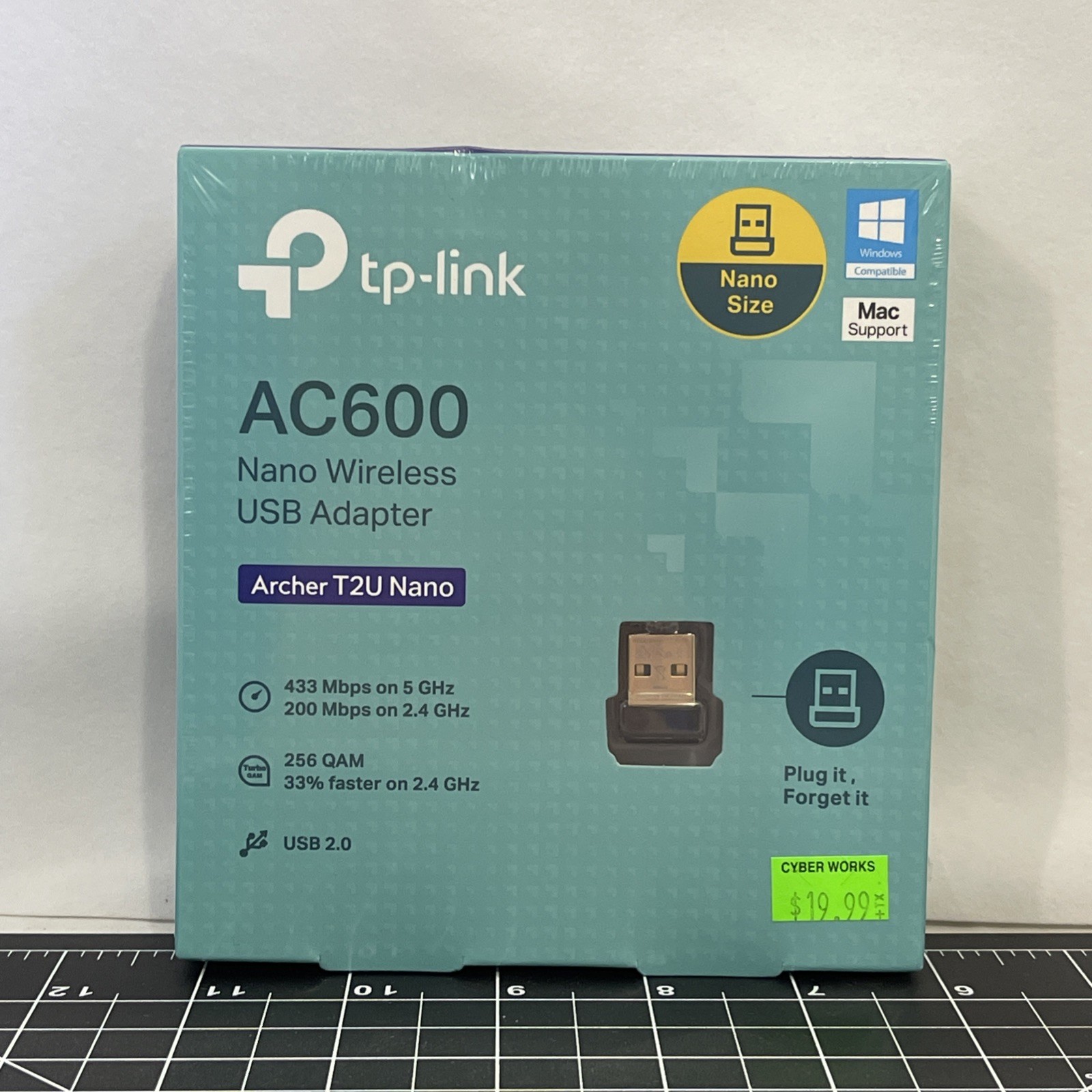 TP-Link Archer T2U Nano AC600 Dual Band USB WiFi Adapter Windows Mac NOS