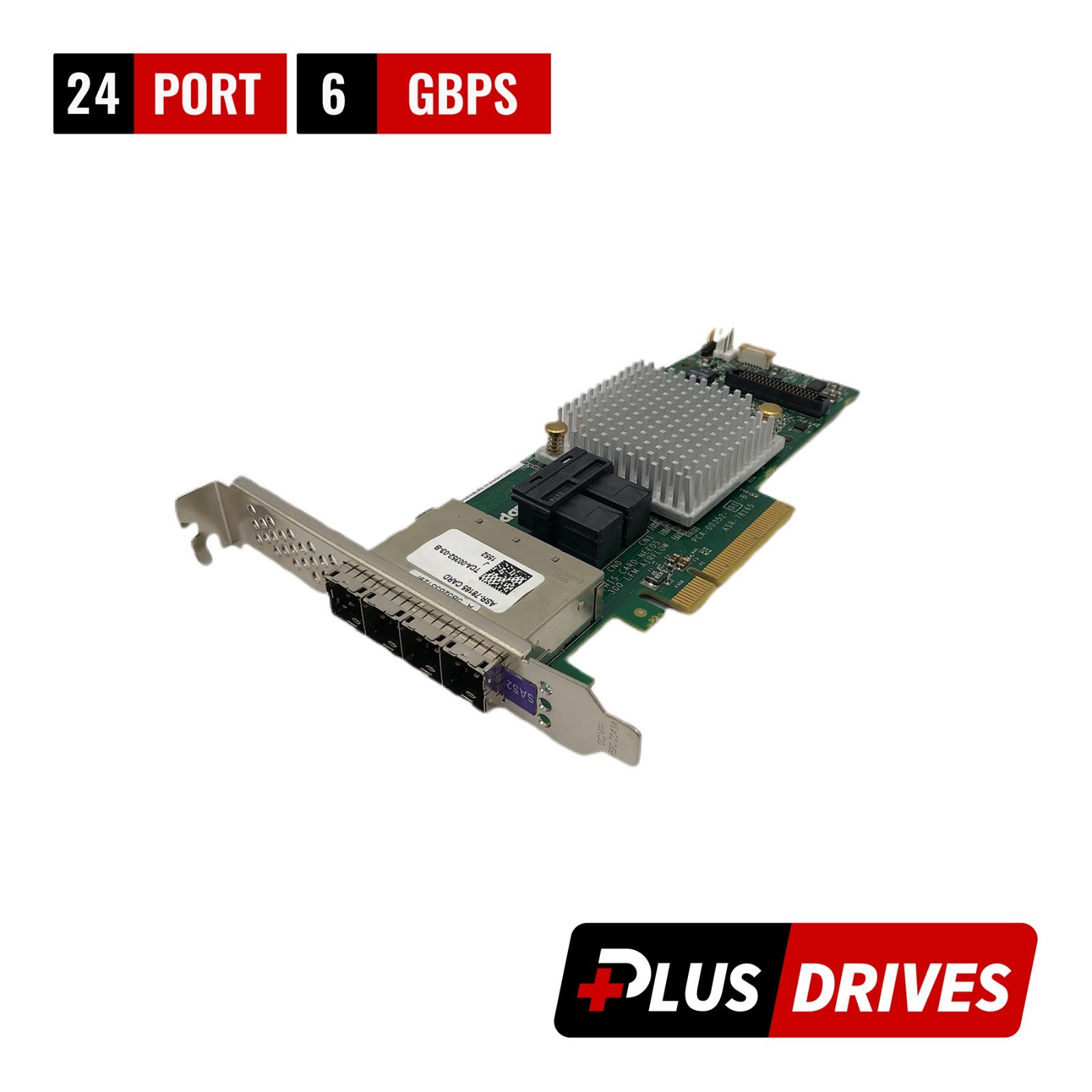 Adaptec ASR-78165 24 Port 6 Gbps SAS SATA Raid Controller High Bracket PCIe 3 x8