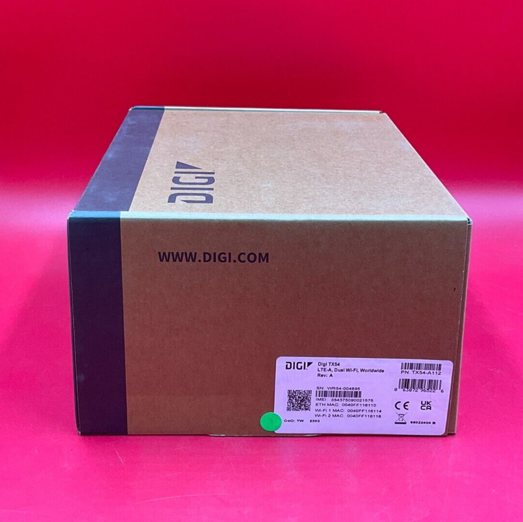 Digi International LTE Advanced Router TX54-A112 ✅❤️️✅❤️️ NEW SEALED INSIDE