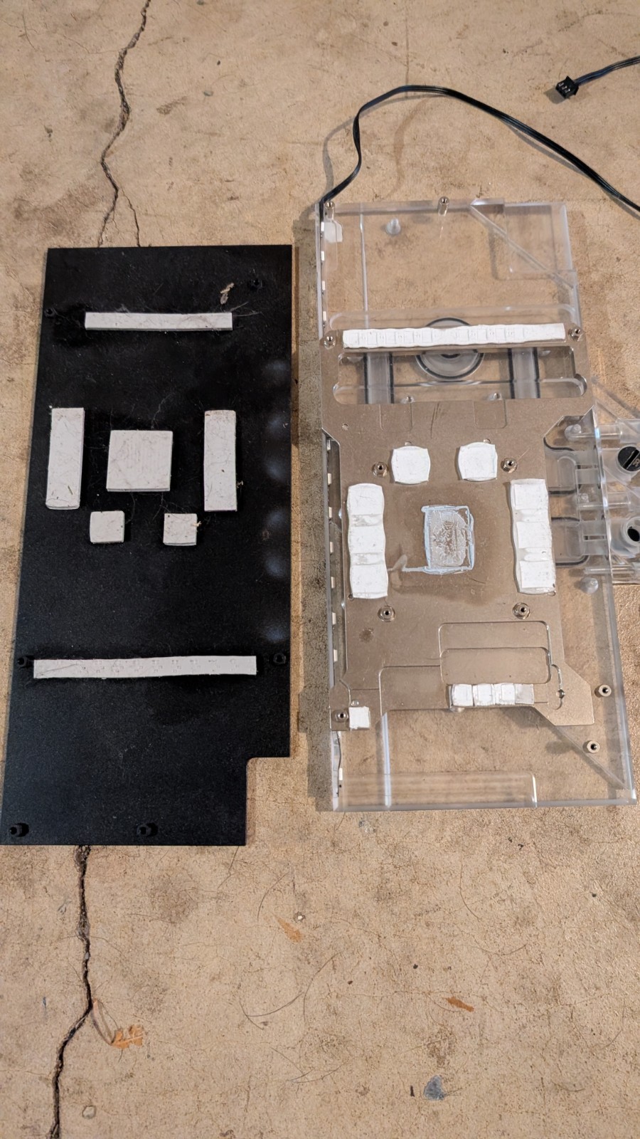 ALPHACOOL EISBLOCK GPX AROURA PLEXI GPX-A AMD Radeon RX5700XT + metal backplate