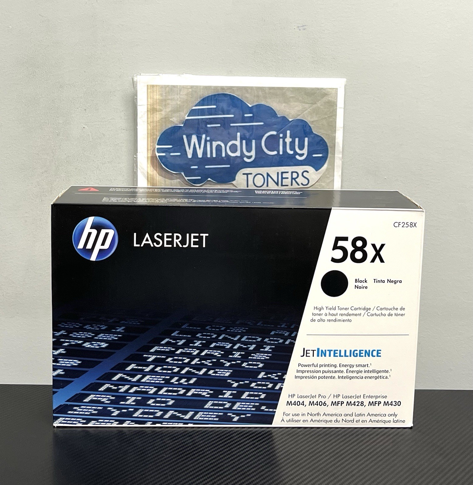 HP 58X Black High Yield Toner CF258X for LJ M404, M406, MFP M428, M430 OEM New