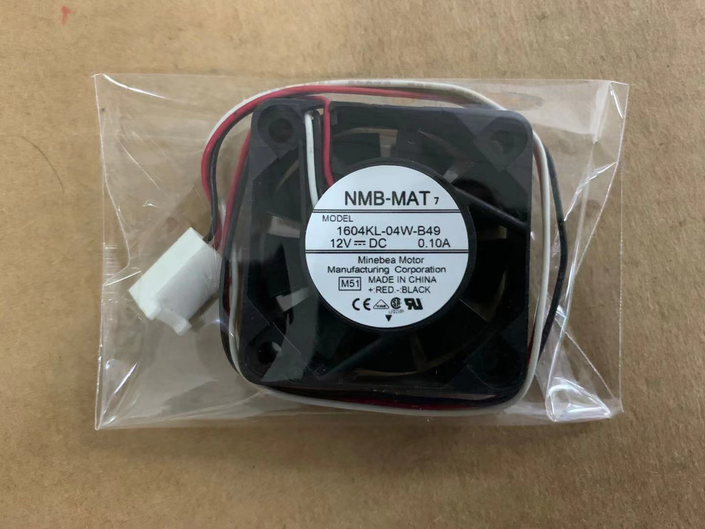 4010 4CM NMB-MAT 1604KL-04W-B49 CPU Fan 12V 0.1A 40*40*10mm Power Supply Fan
