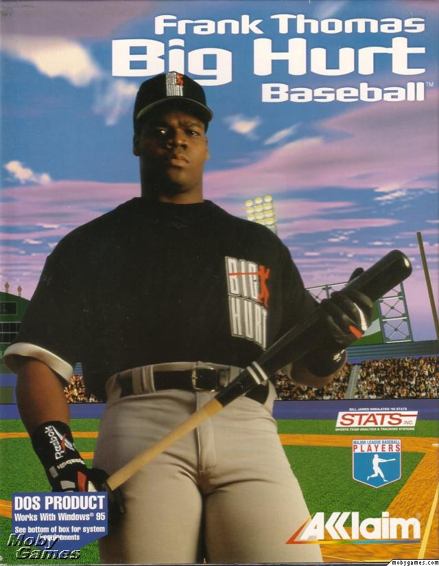 Frank Thomas Big Hurt Baseball PC CD classic home run derby batting sports game