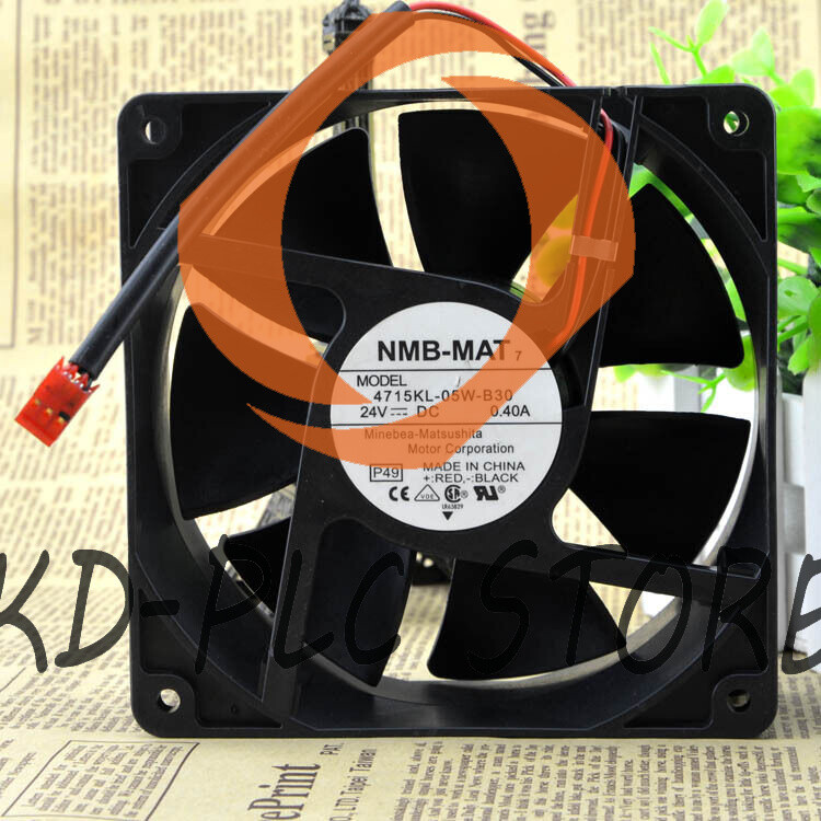 2pcs NMB-MAT 4715KL-05W-B30 12038 DC 24V 0.4A 2pin inverter axial cooling fan