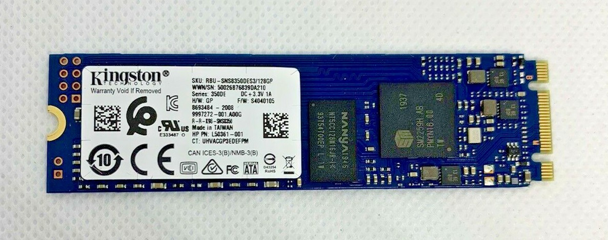 Kingston L50361-001 SNS8350DES3-128GP GENUINE HP SSD 128GB 14-CF0006DX Works