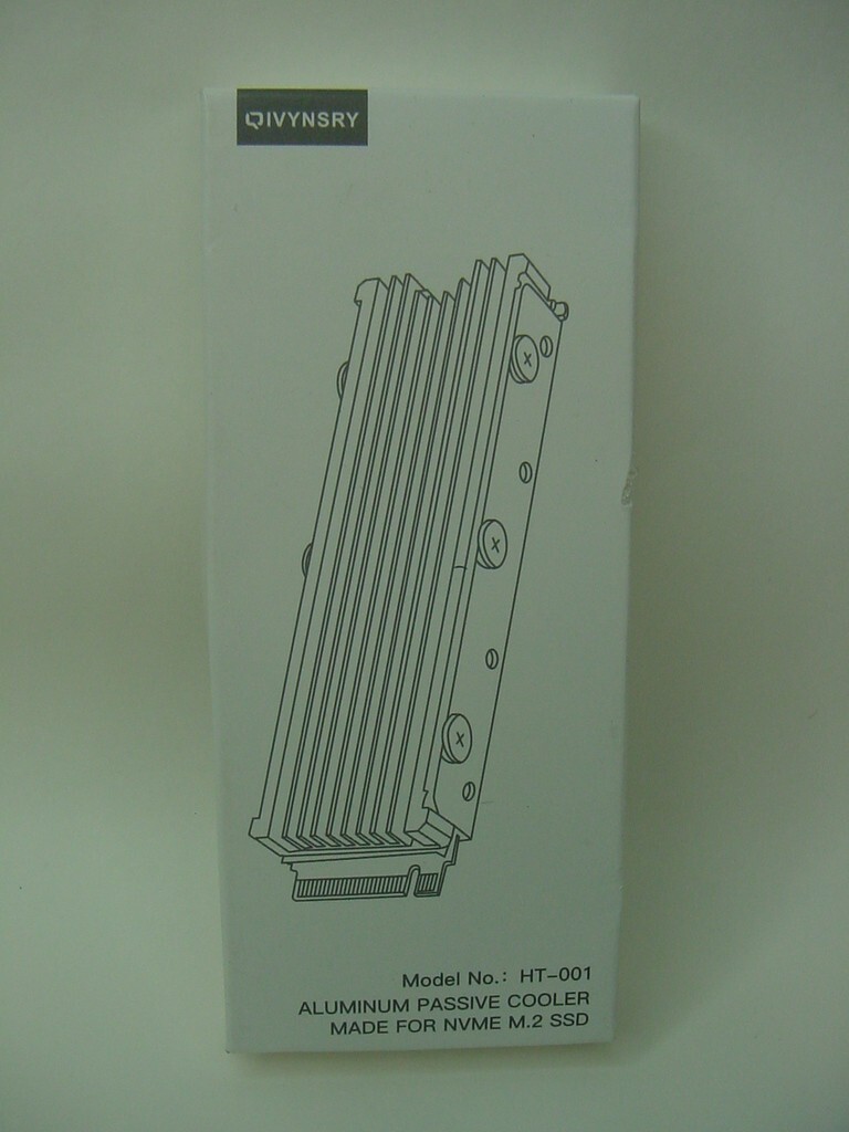NEW SEALED - QIVYNSRY ALUMINUM PASSIVE COOLER FOR NVME M.2 SSD HT-001