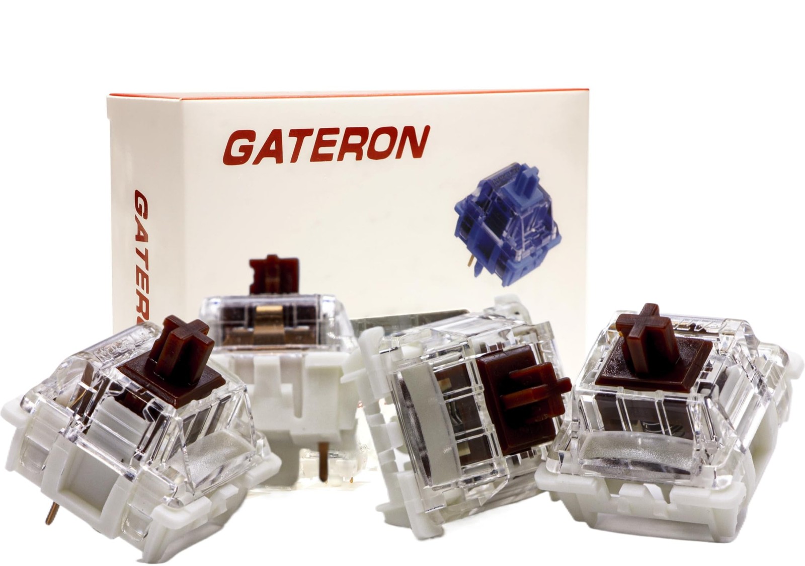 Tugeta 70 Pcs Gateron G Pro V3 Brown Tactile Switches