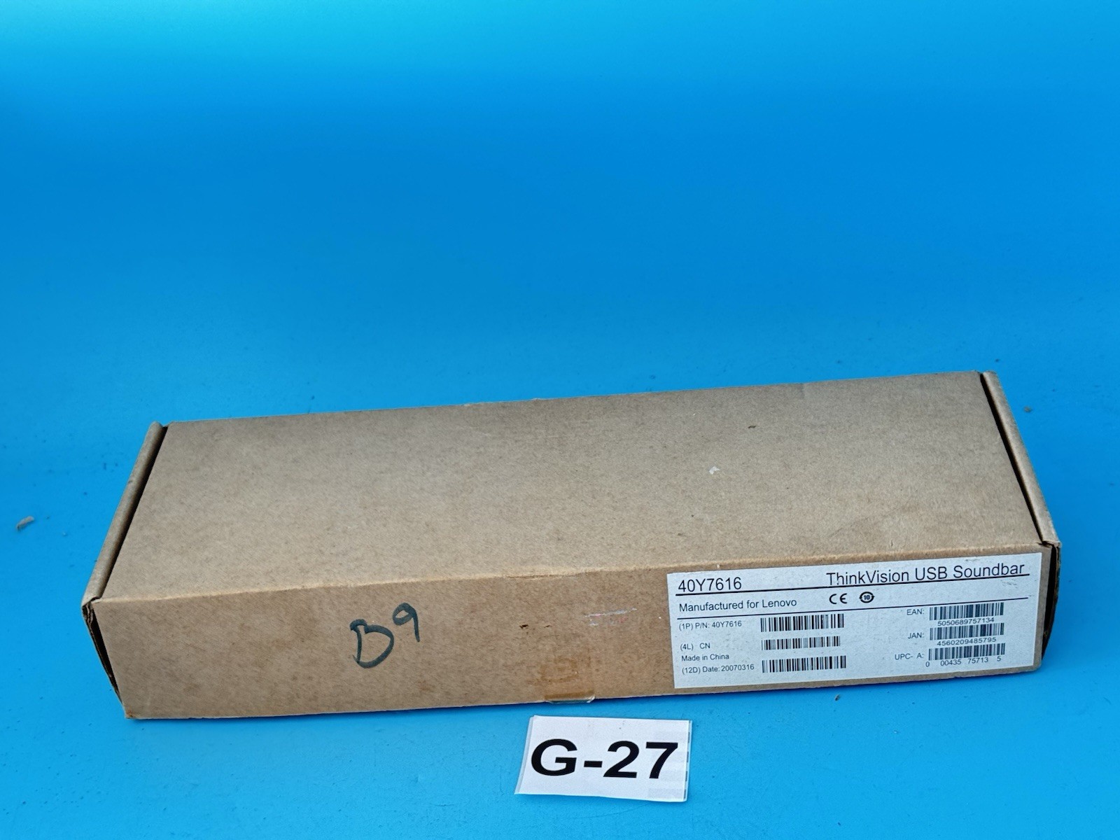 Lot of 2 Lenovo ThinkVision USB Soundbar 40Y7616 New in Box Original