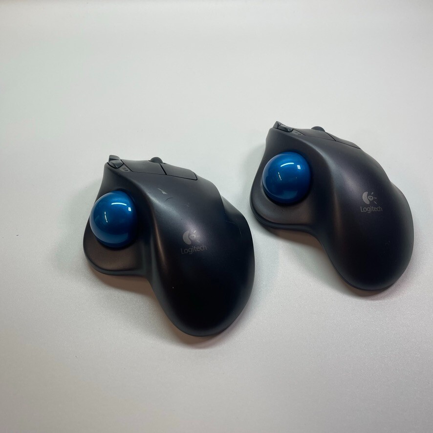 2x Logitech M570 Wireless Trackball Mouse Trackman *NO DONGLE*