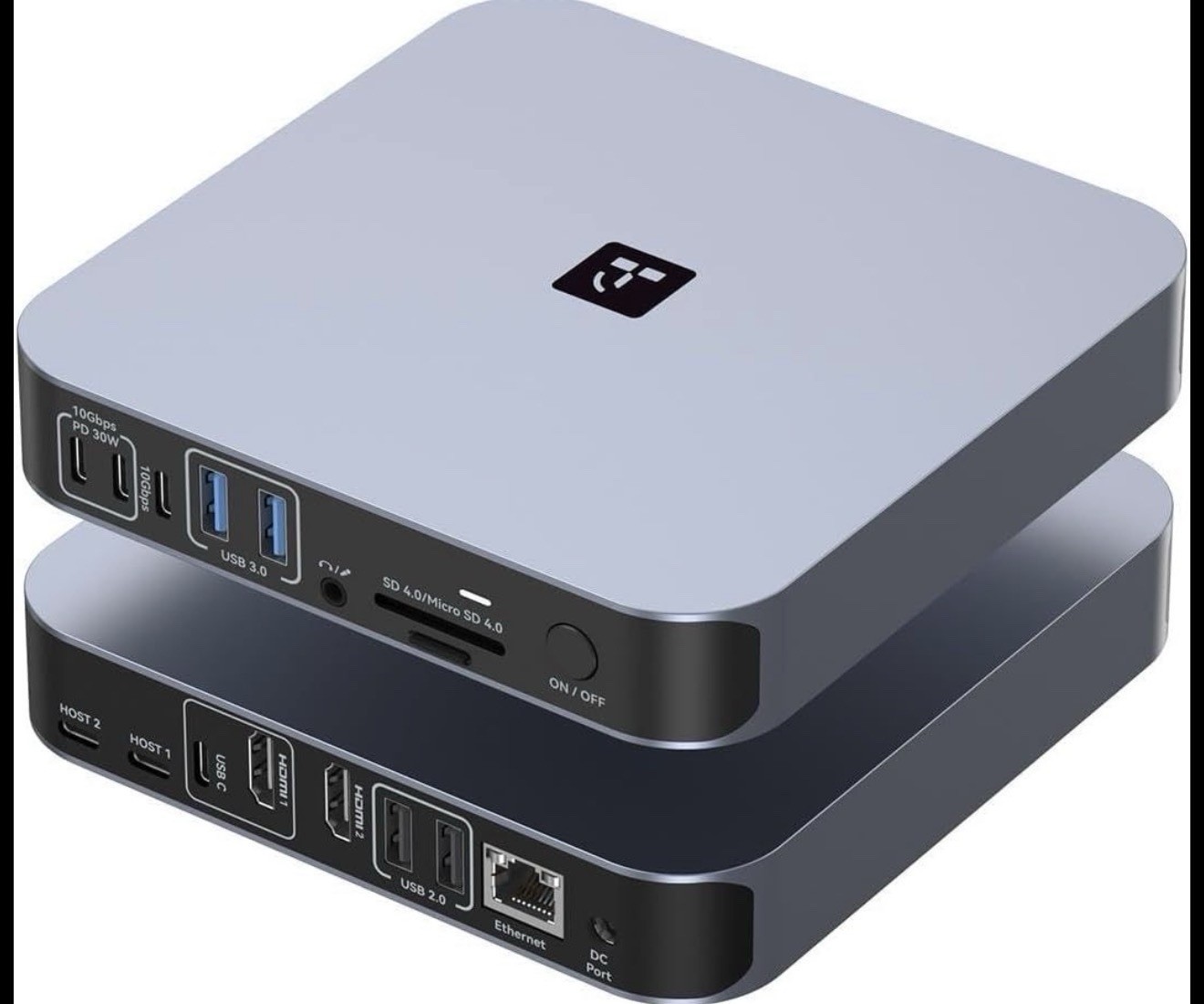 TobenONE 18-in-2 Docking Station Dual 4K Monitor for MacBook M5/M4 Pro/Max