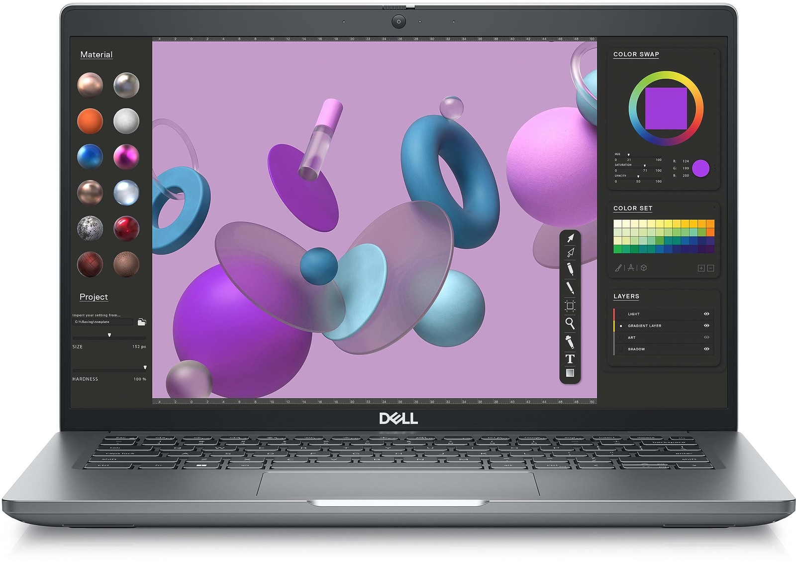 Dell Precision 3480 14" Mobile Workstation Core i5 16GB RAM 512GB SSD Win 11 Pro