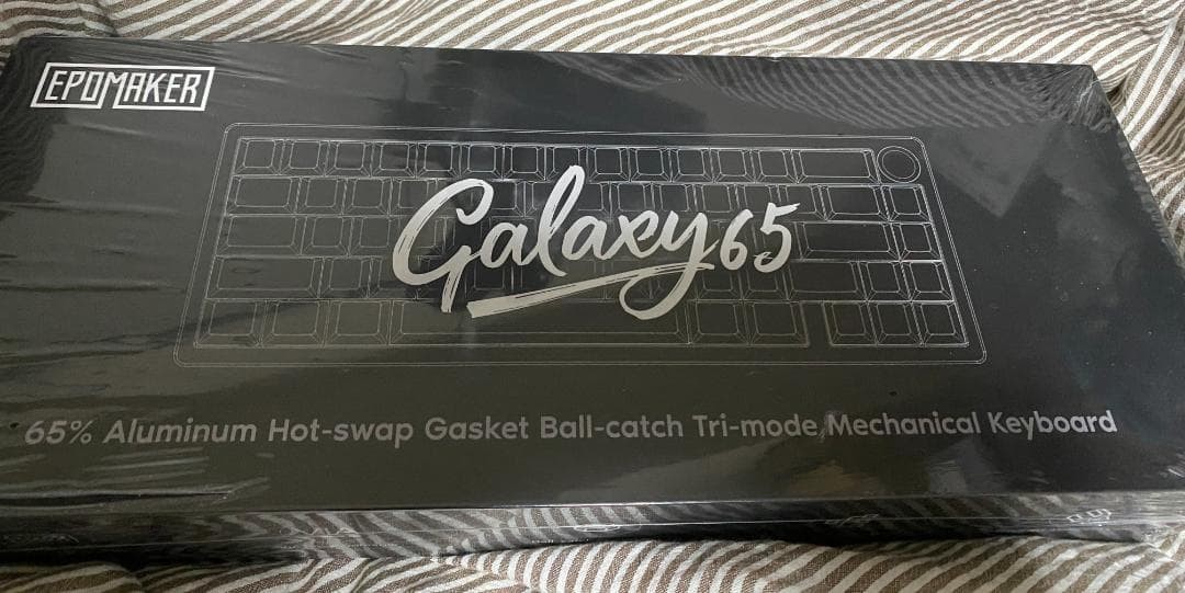 EPOMAKER Galaxy65 Mechanical Keyboard Silver 65% KTTkblueberry Ice Cream Switch