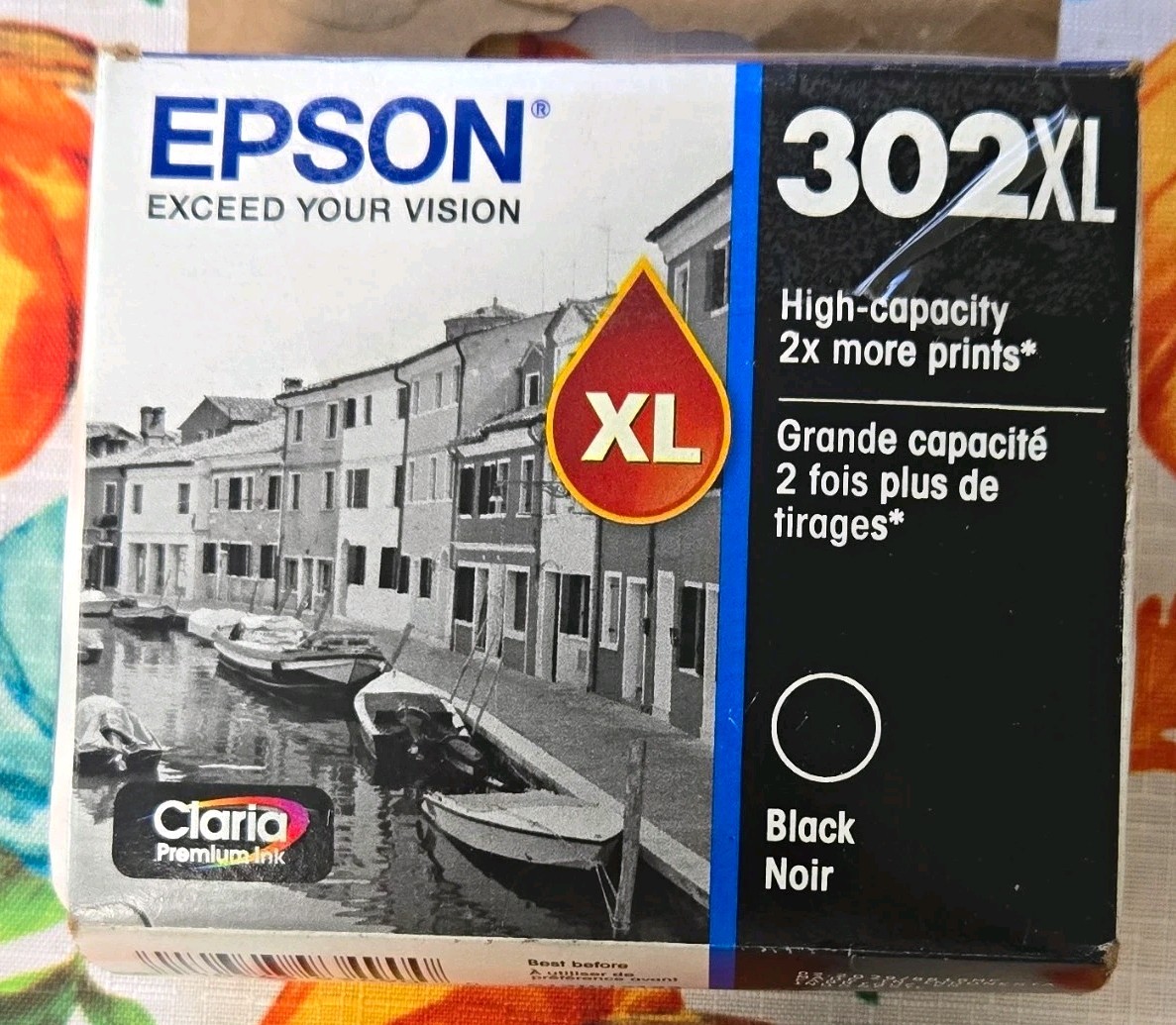 Epson 302XL Claria Premium Genuine High-Capacity Black Inkjet Cartridge