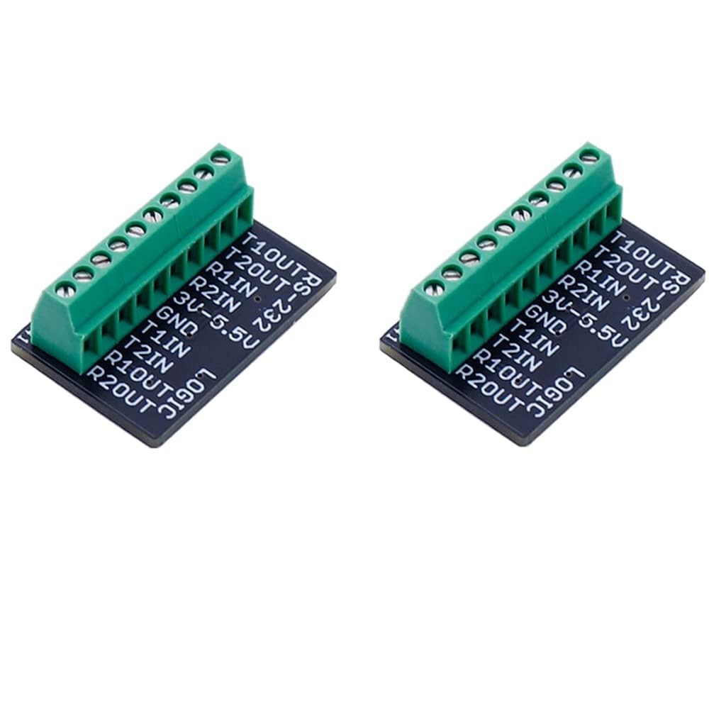 2pcs Mini RS232 to TTL MAX3232 Convert Adapter Board Transceiver Breakout Boa...