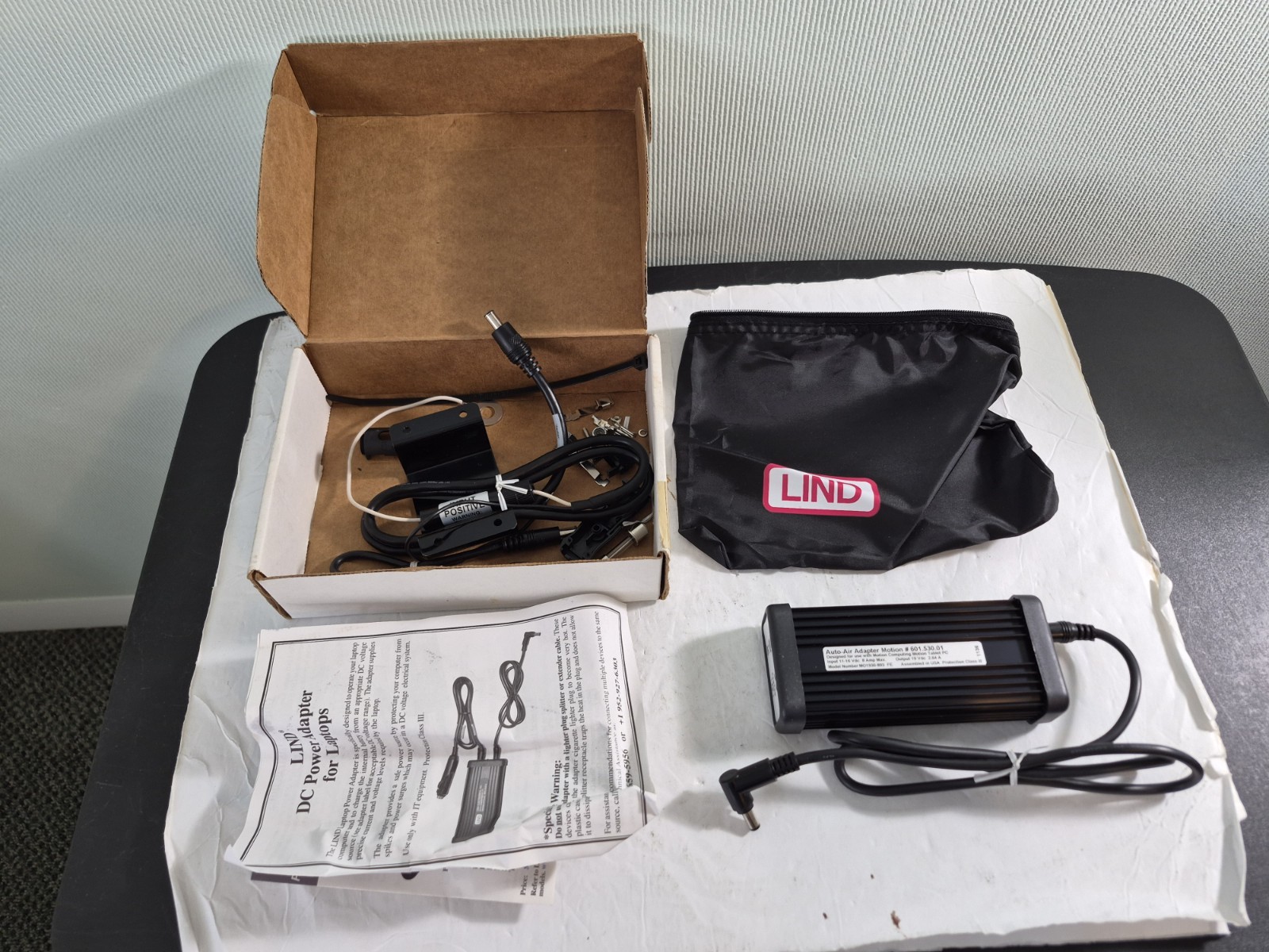 Lindelectronics Auto-Air Power Adaptor (Use W/Motion Computing Motion Tablet PC)