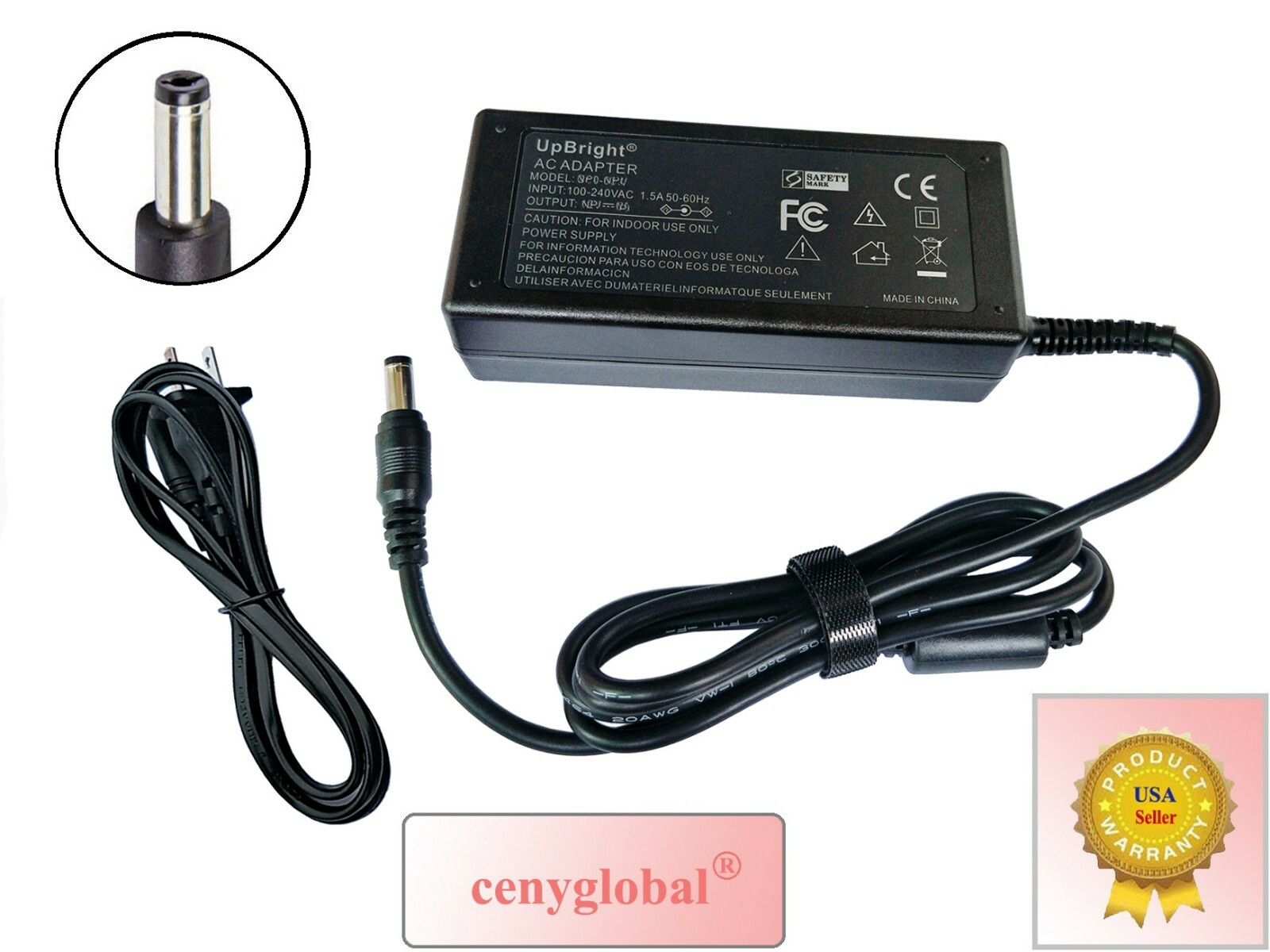 80W 12V 6.6A AC/DC Adapter For PicoPSU 80 90 120 110-240vAC Power Supply Charger