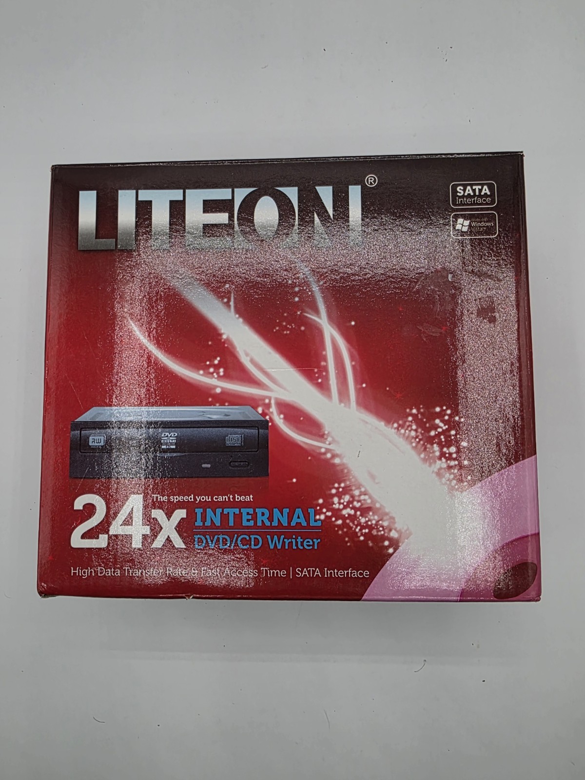 iHAS324-98 Internal DVD/CD Writer Rewritable Drive LITE-ON Burner 24x NEW Movies