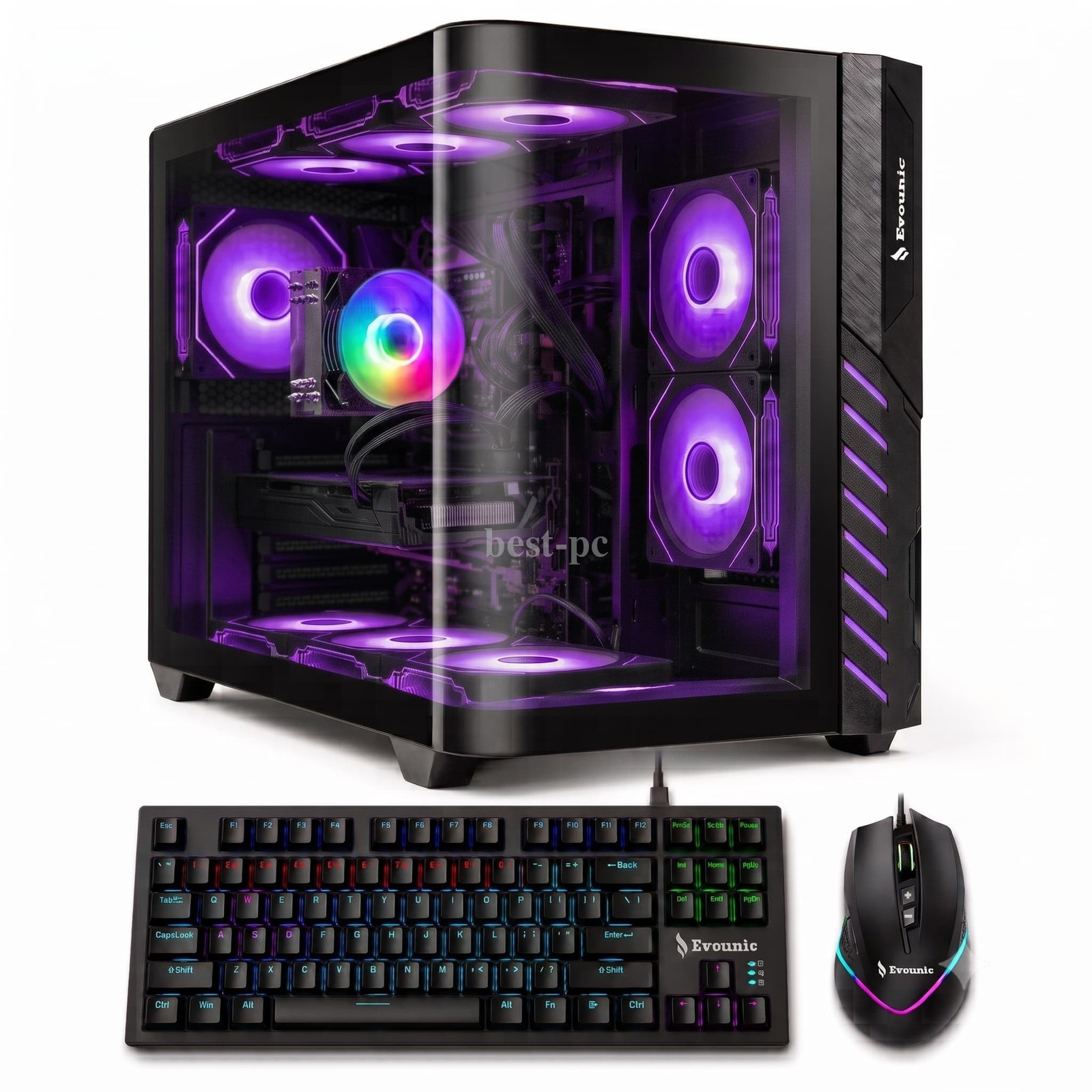 ARBG Gaming PC Desktop i7-12700KF RTX 5060 32GB RAM 1TB SSD Win11 Wifi6 BT5.4