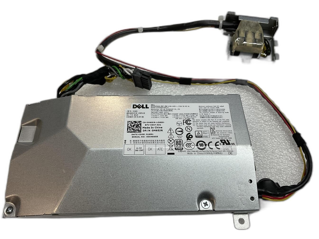 NEW GENUINE Dell Optiplex 7460 7760 AIO 240 Watt Power Supply - M65JR 0M65JR