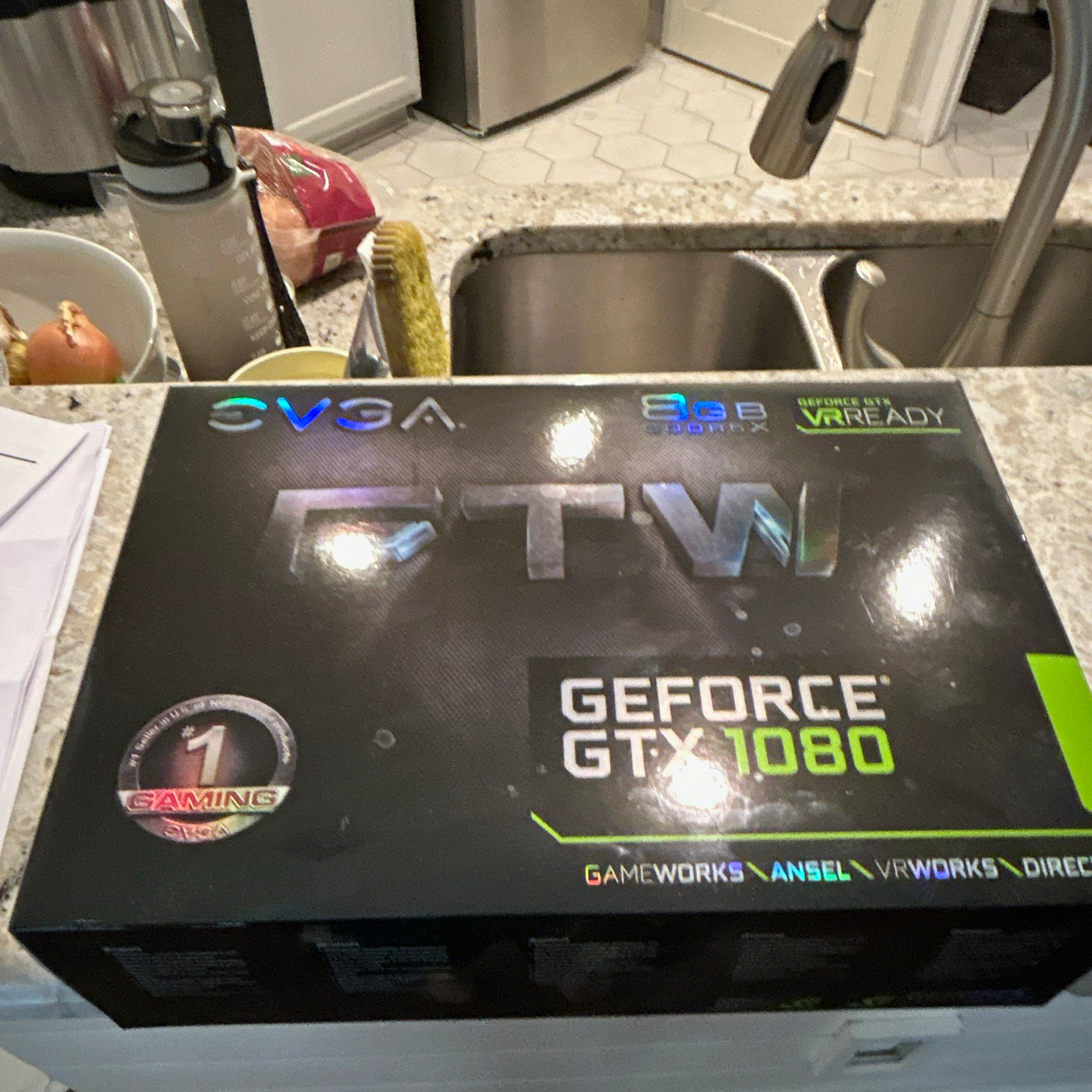 EVGA GeForce GTX 1080 FTW 8GB GDDR5X VR Ready PCIe HDMI DP DVI