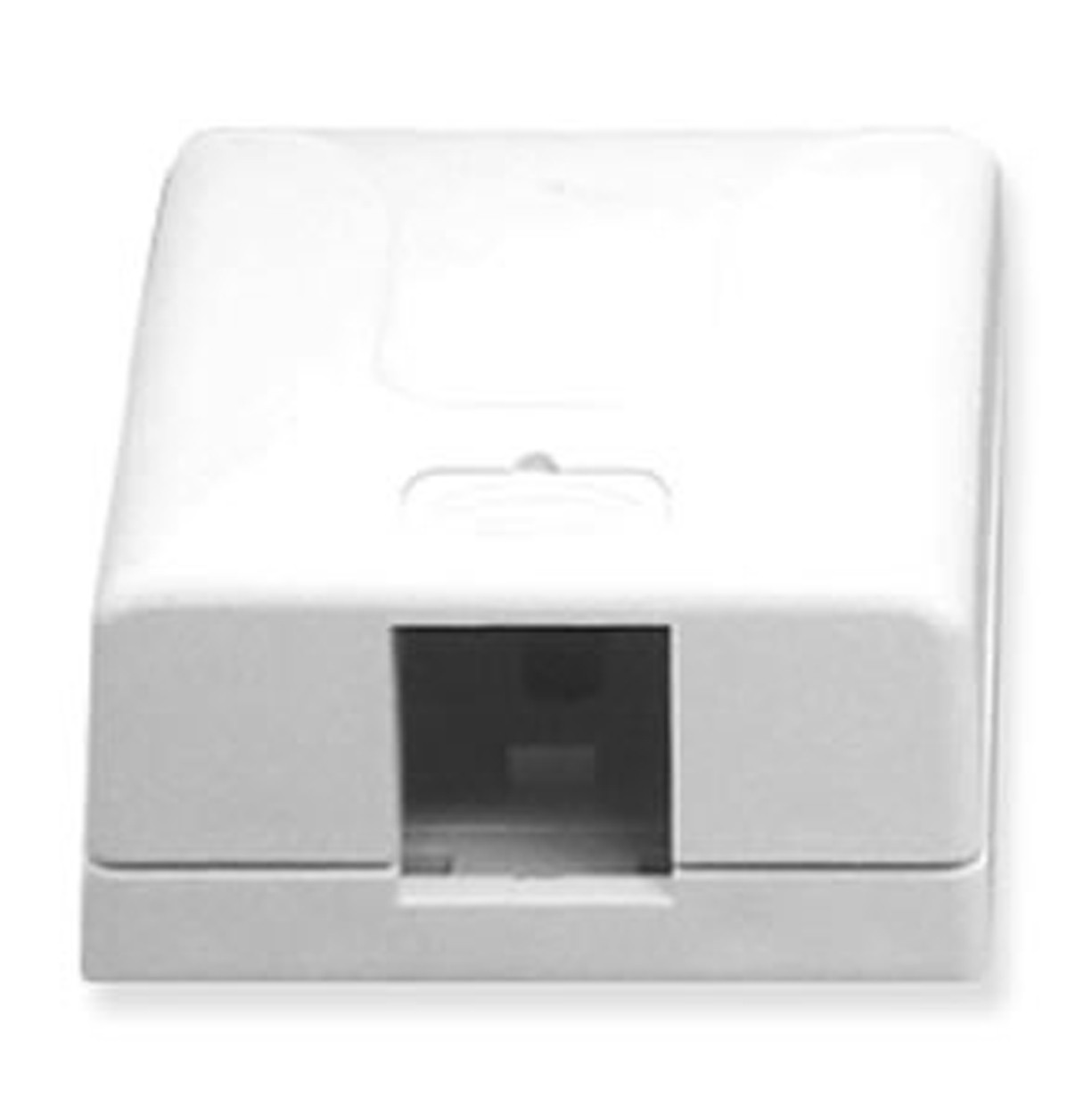 ICC SURFACE MOUNT BOX ELITE 1-PORT WHITE IC108SB1WH UPC 633758005906