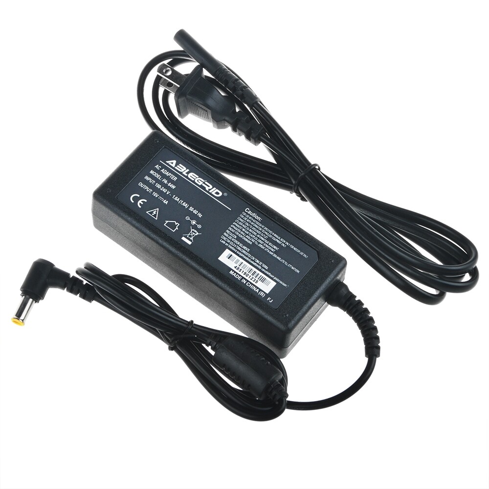64W 16V 4A AC/DC Adapter Power Supply Charger for Fujitsu LifeBook Laptop Cord