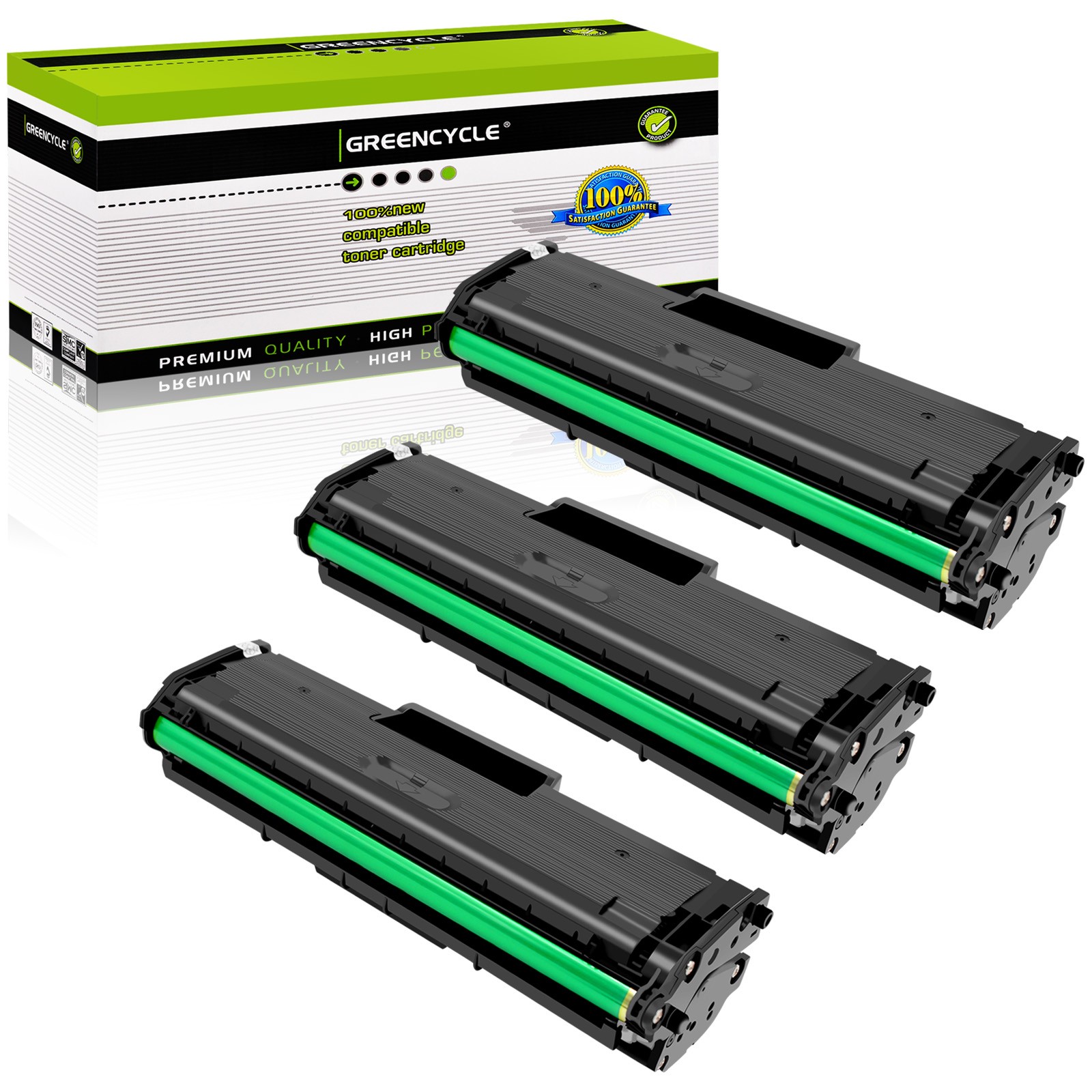 3PK MLT-D111S Toner Cartridge Compatible for Samsung Xpress M2020W M2070FW