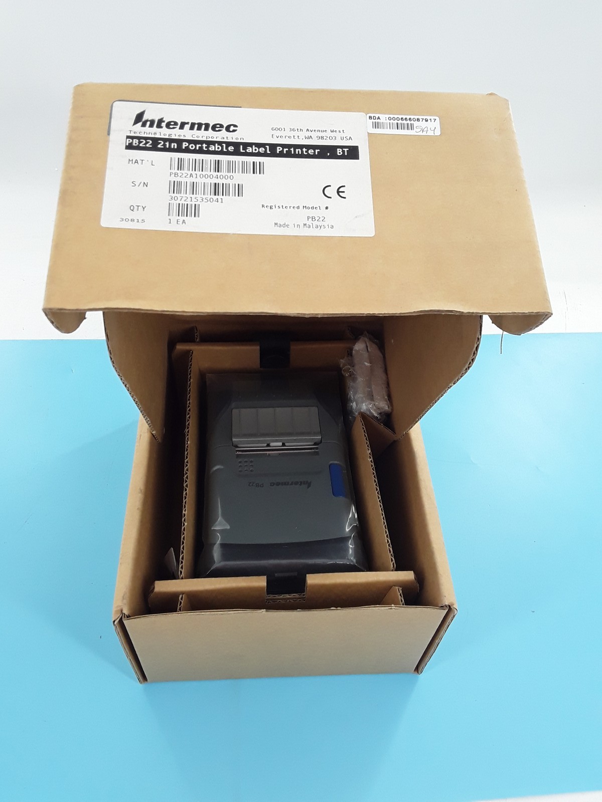 Intermec Pb22 2- Port Label Ptr Bt (Part#: PB22A10004000) - NEW