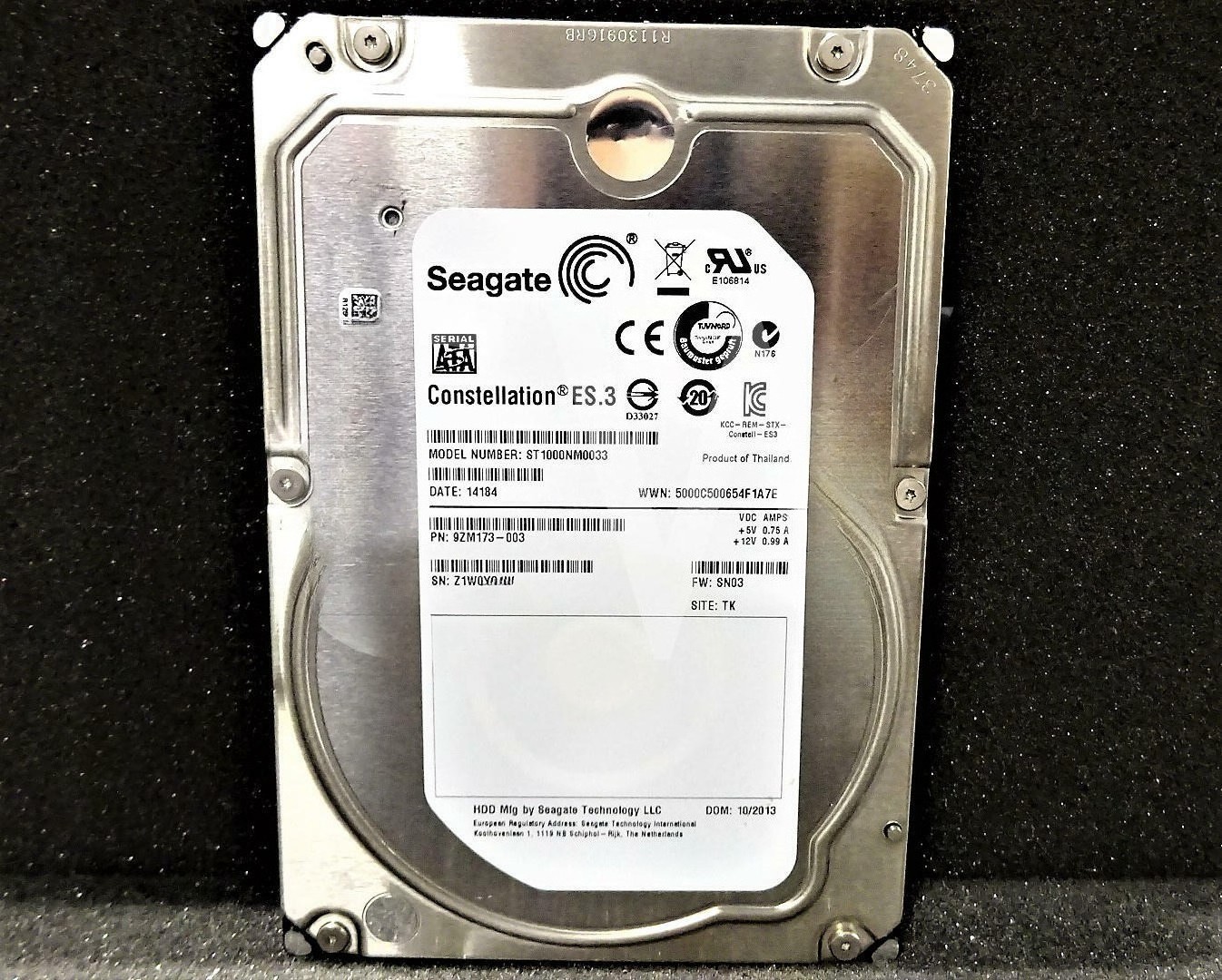 Seagate ST1000NM0033 9ZM173-003 1TB 7200RPM 6Gbps 3.5" SATA HDD Hard Drive