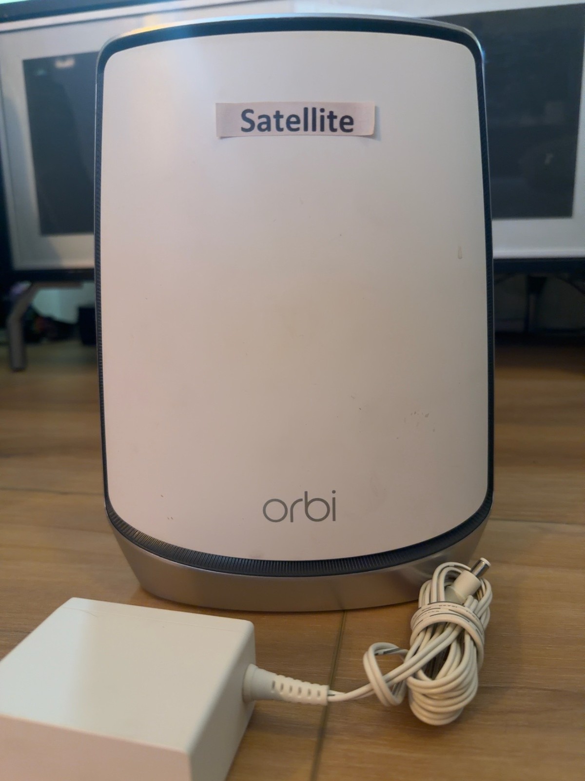 NETGEAR Orbi RBR850 AX6000 WiFi 6 Converted Satellite Bundle + Power Adapter