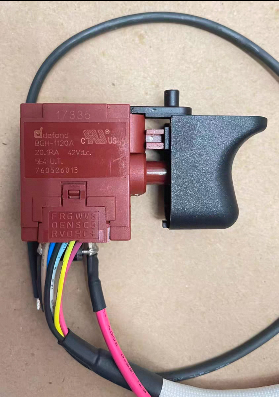 1pc NEW Defond BGH-1120A 20.1A 42V Trigger Switch 760526013