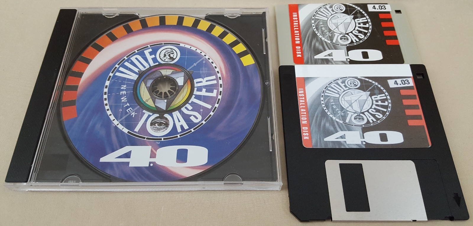 Amiga NewTek Video Toaster & Flyer v4.03 CD & Install Disks 4000(T) 3000(T) 2000