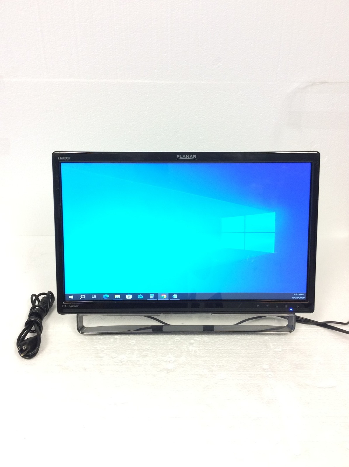 Planar PXL 2430MW 24" Widescreen Monitor FullHD Touchscreen, Black, WORKING, QTY