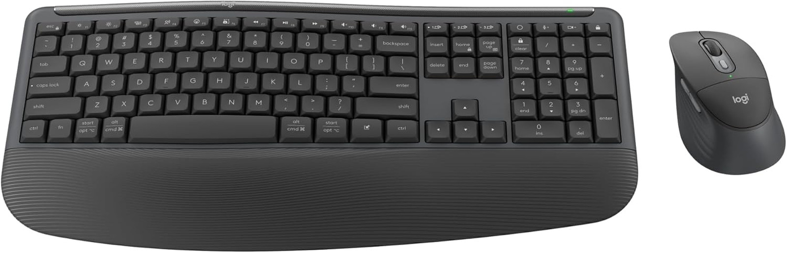 Logitech Signature Comfort Plus Combo MK880 Wireless Keyboard and Mouse Combo, F