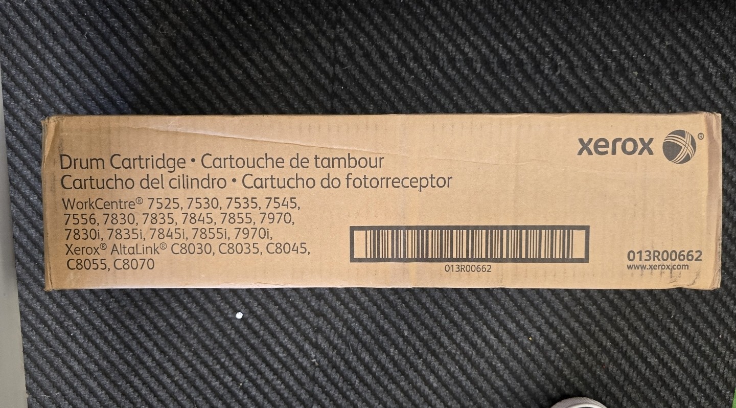 013R00662 13R662 New Genuine Xerox Drum Cartridge 7525 7530 7535 7545 7556 7830