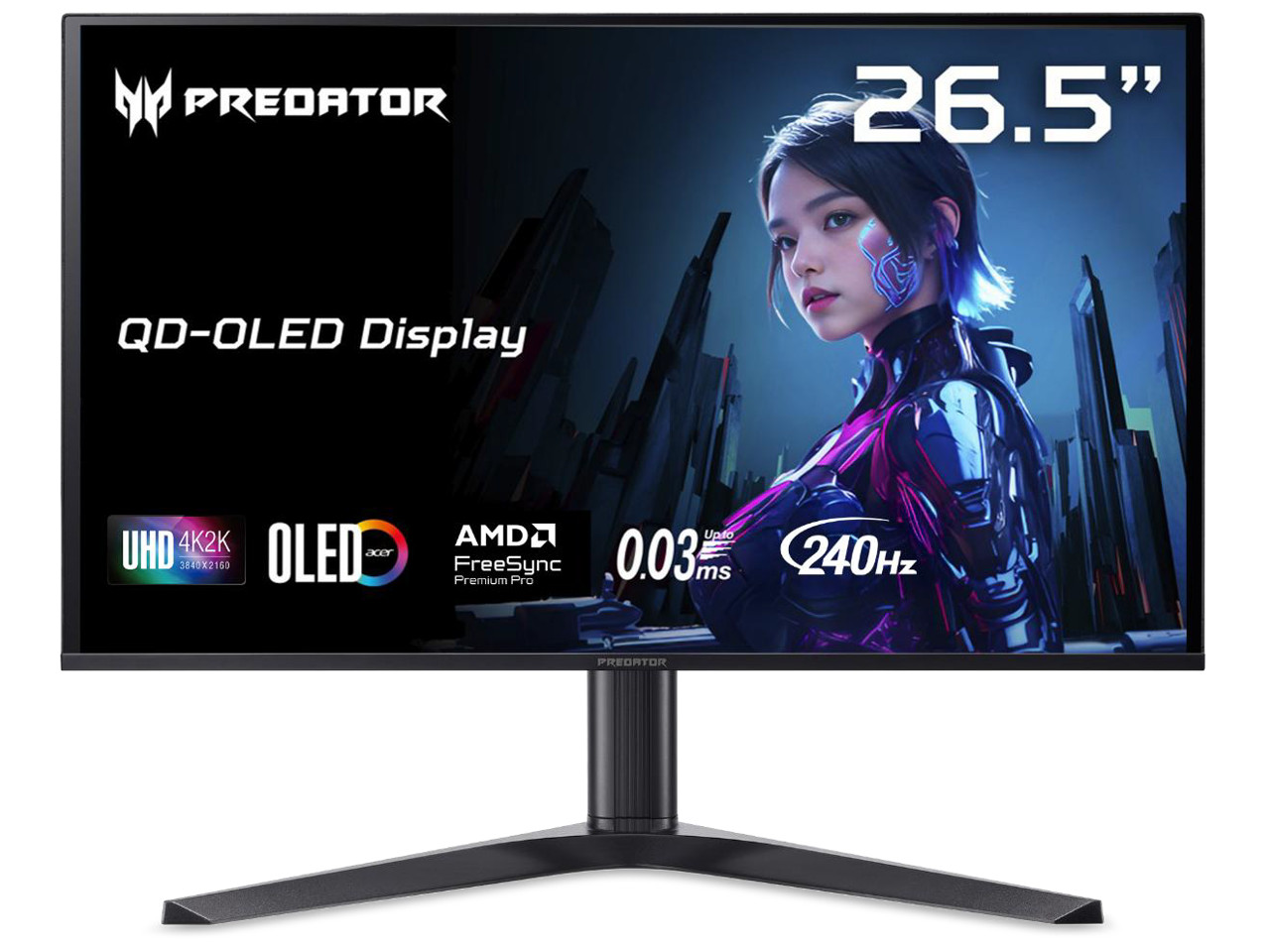 Acer Predator X27 X1bmiippruzx 26.5" 4K UHD (3840 x 2160) Widescreen Quantum Dot