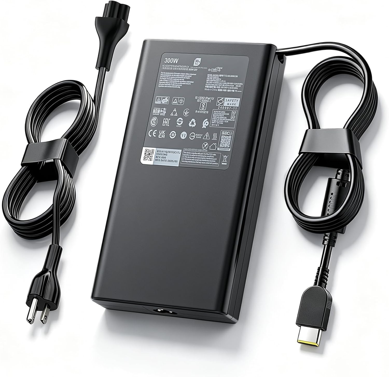 Slim 300W 20V 15A AC Adapter Charger Compatible with Lenovo T49-21