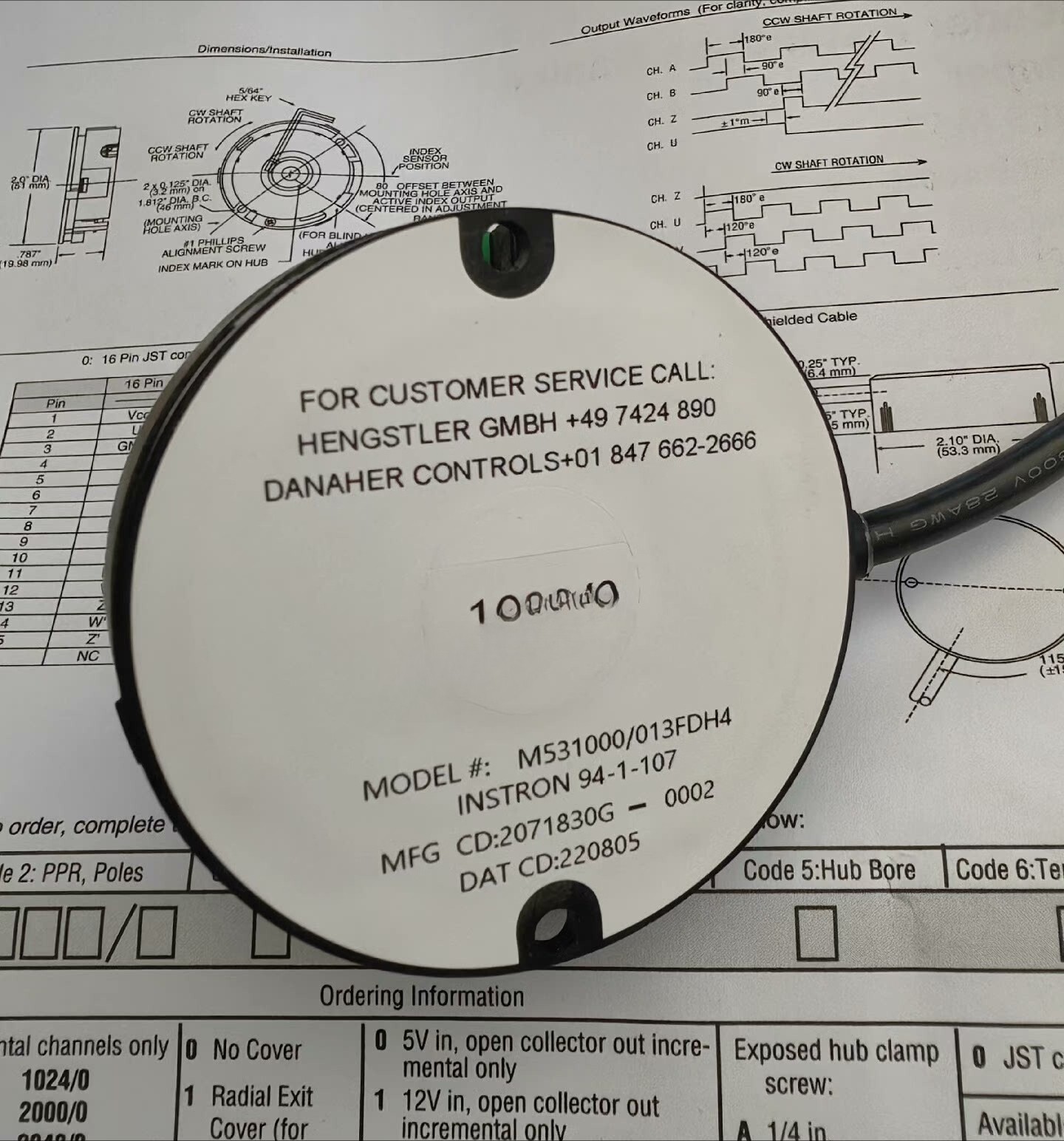 M531000/013FDH4 brand new Encoder M531000/013FDH4